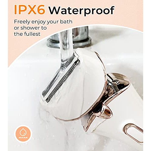 PRITECH Rechargeable Women Razor, Cordless Electric Razor for Women Wet & Dry...