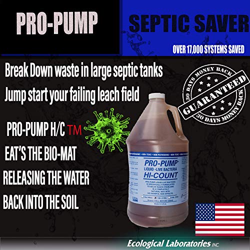 Pro-Pump Septic Tank Treatment-for Any System Holding Tank or Leach Field (1 ...