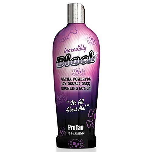 Pro tan PT-00-1088 Pro Tan Incredibly Black Double Dark Bronzing Lotion, 8.5 ...