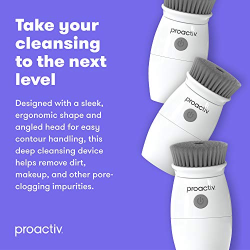 Proactiv Charcoal Facial Cleansing Brush - Spin Brush Exfoliator and Facial S...