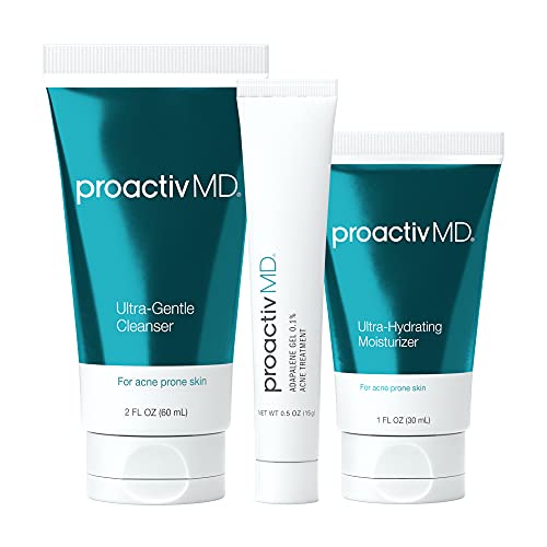 ProactivMD Adapalene Gel Acne Kit - with Adapalene Gel Acne Treatment, Green ...