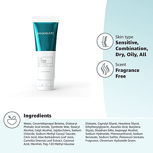 ProactivMD Exfoliating Face Wash - Gentle and Hydrating Facial Cleanser and A...
