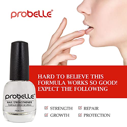 Probelle Nail Strengthener, Nail Strengthening Treatment, Nail Growth and Rep...