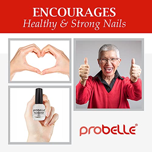 Probelle Nail Strengthener, Nail Strengthening Treatment, Nail Growth and Rep...