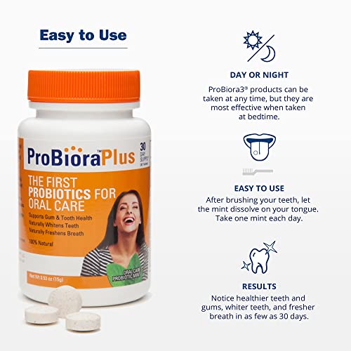ProBioraPlus Oral-Care Probiotic Mints | Supports Healthy Teeth & Gums | Fres...