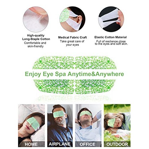 16 Packs Eye Masks for Dark Circles and Puffiness Disposable Soothing Headach...