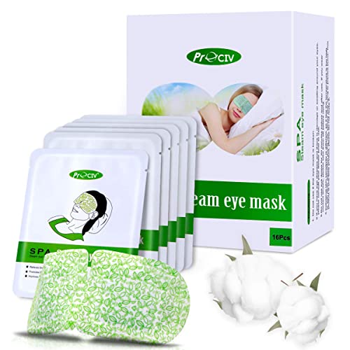16 Packs Eye Masks for Dark Circles and Puffiness Disposable Soothing Headach...