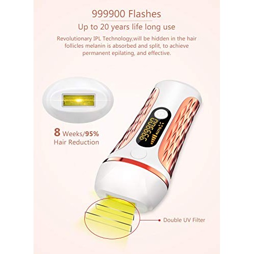 At Home Laser Hair Removal Permanent for Women and Men - ProCIV IPL Hair Remo...