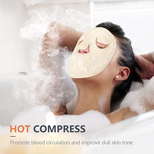 Reusable Face Towel Mask, Anti Aging Facial Steamer Towel Moisturizing Rejuve...