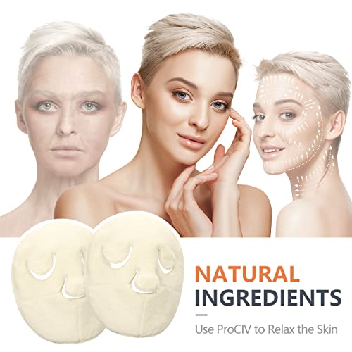 Reusable Face Towel Mask, Anti Aging Facial Steamer Towel Moisturizing Rejuve...