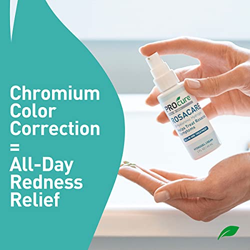 PROcure Rosacare Medicated Redness Reduction CC Face Cream, Hyaluronic Hydrog...