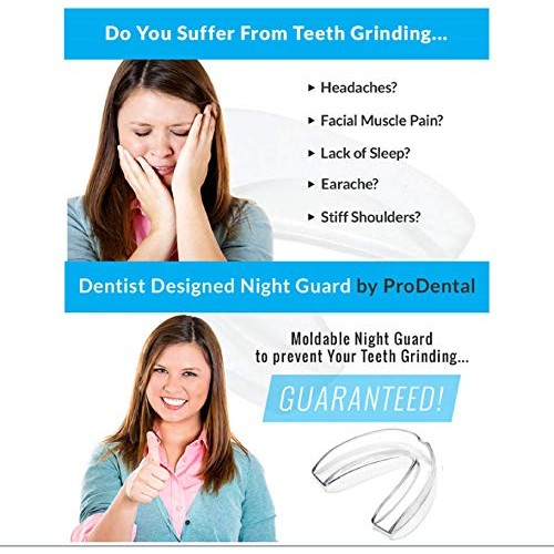 ProDental Thin and Trim Mouth Guard for Grinding Teeth – 3 Pack, Made in USA ...
