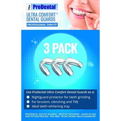 ProDental Thin and Trim Mouth Guard for Grinding Teeth – 3 Pack, Made in USA ...