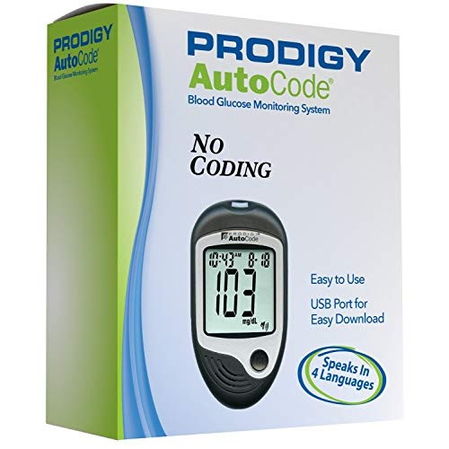 Prodigy - 38484051850 Autocode Talking Blood Glucose Monitoring Meter Prodigy...