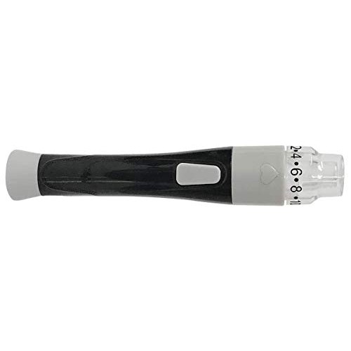 Prodigy Adjustable Depth Lancing Device, Black, White