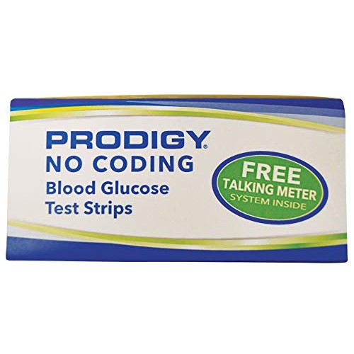 Prodigy Glucose Monitor Kit - Includes Prodigy Meter, 100ct test strips, 10ct...