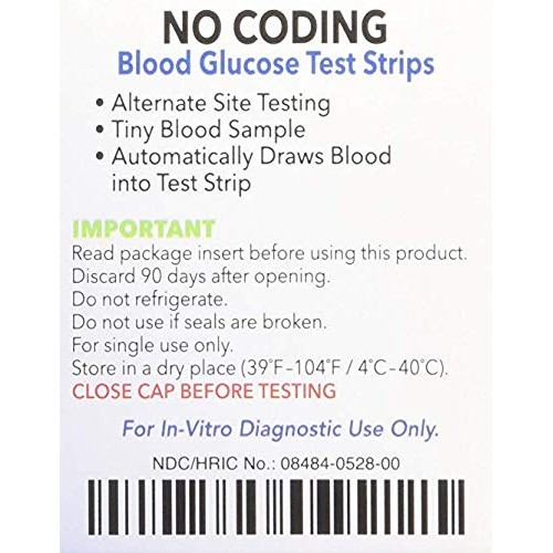 Prodigy No Coding Blood Glucose Test Strips 300 Count (50 Strips x 6 Packs)