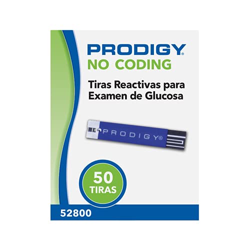 Prodigy No Coding Blood Glucose Test Strips (50 ct)