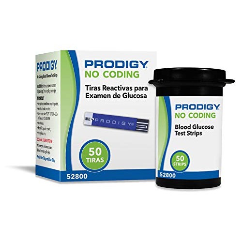 Prodigy No Coding Blood Glucose Test Strips (50 ct)