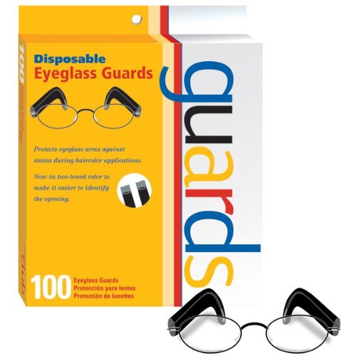 Disposable Eyeglass Guards 100/Box For Hair Color