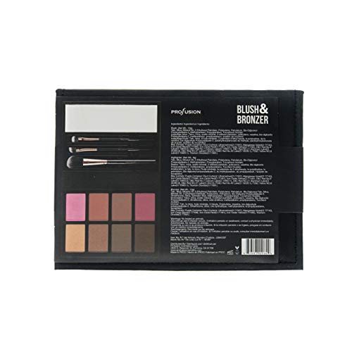 Profusion Cosmetics - Blush & Bronzer - Professional 8 Color Palette Makeup K...