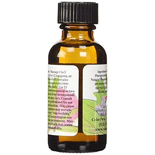 Progesterone Skin Oil Purer Than Progesterone Cream, NO Fragrance, Bioidentic...