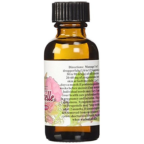 Progesterone Skin Oil Purer Than Progesterone Cream, NO Fragrance, Bioidentic...