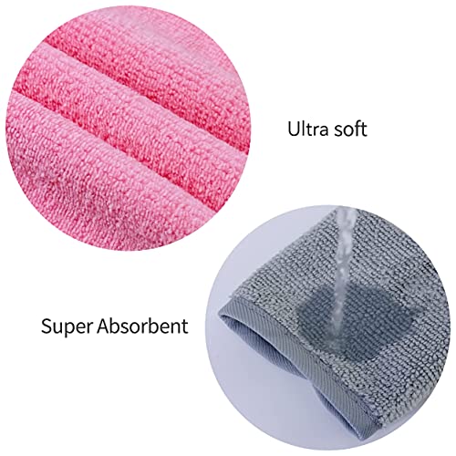 ProHomTex Makeup Removal Facial Cleaning Cloth, Set of 6 (8" x 8") Hypoallerg...