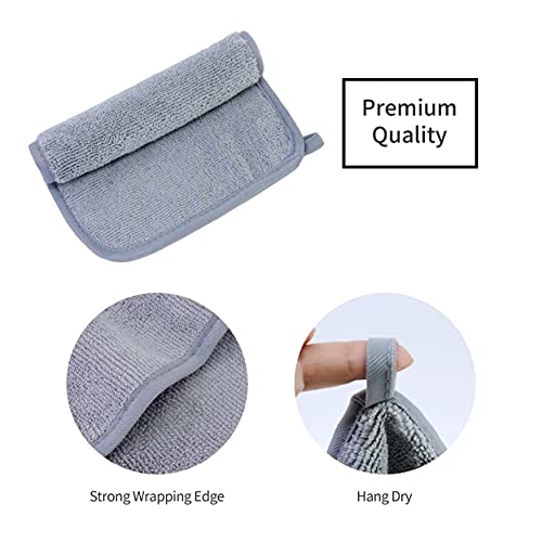 ProHomTex Makeup Removal Facial Cleaning Cloth, Set of 6 (8" x 8") Hypoallerg...