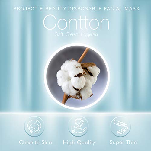 Project E Beauty 100PCS Disposable Non-woven cotton DIY Natural Spa Skin Care...