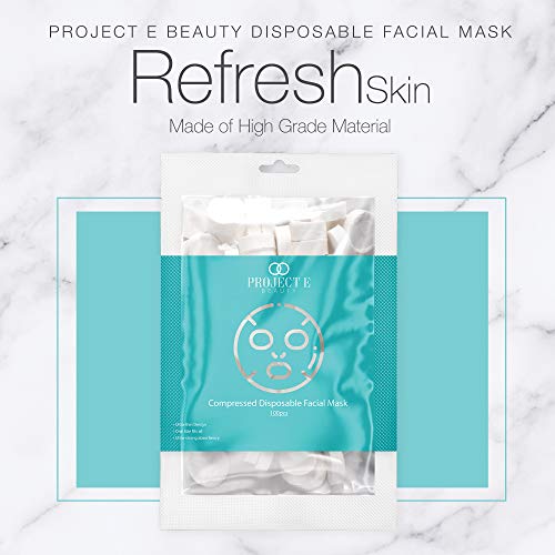 Project E Beauty 100PCS Disposable Non-woven cotton DIY Natural Spa Skin Care...