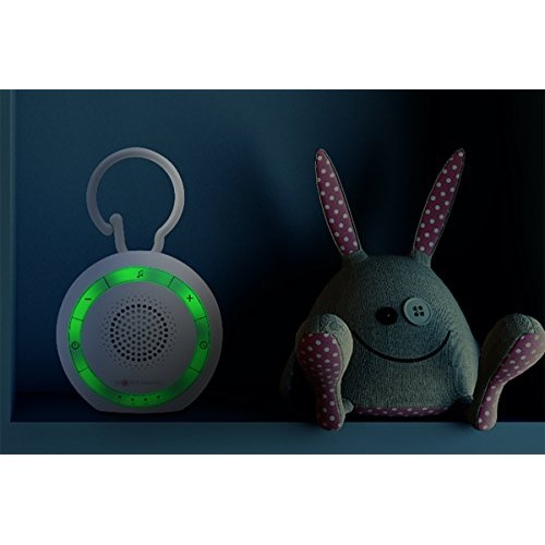 Portable Sound Machine, White Noise Machine and Sleep Soother with Nature Sou...