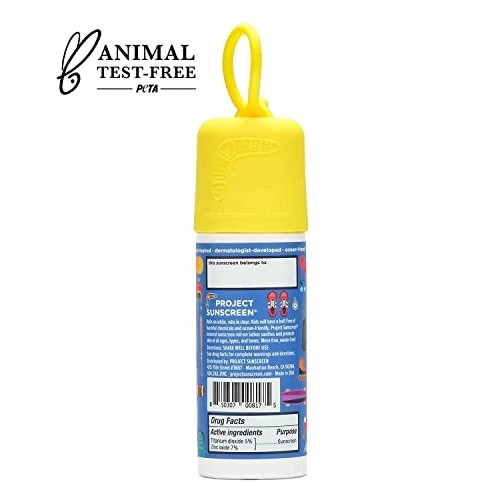 Project Sunscreen Roll-On SPF 50 Sun Protection for Kids - Natural Mineral Ba...