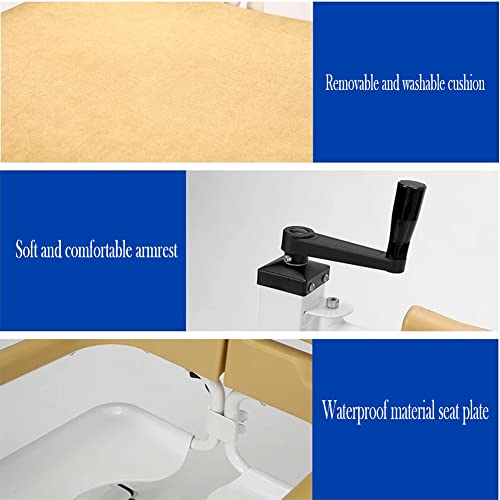 Patient Mobile Chair, Multi-Function Lifting Shower, Bathing and Bathing, Fol...