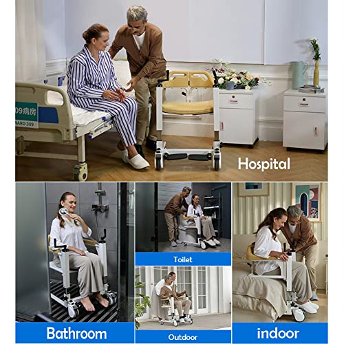 Patient Mobile Chair, Multi-Function Lifting Shower, Bathing and Bathing, Fol...