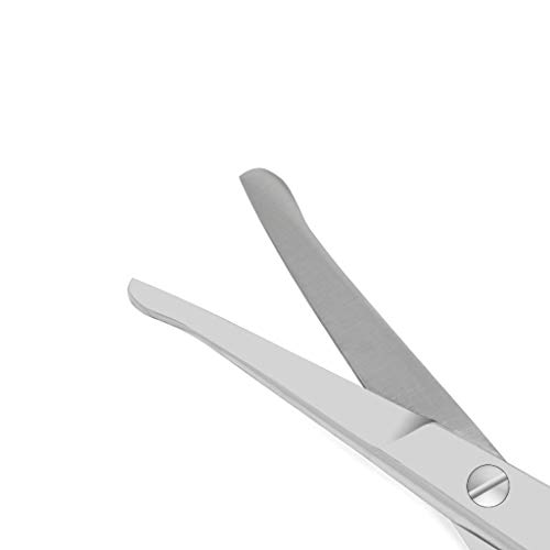 ProMax Facial Hair Scissors for Men -Curved And Rounded Blades Moustache, Nos...