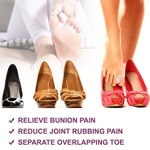 Promifun Bunion Cushion Protector, 10 Packs of Bunion Corrector Pads with Sep...