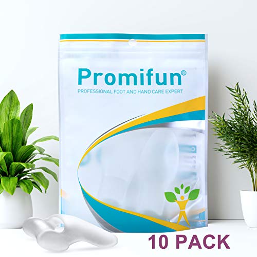 Promifun Bunion Cushion Protector, 10 Packs of Bunion Corrector Pads with Sep...