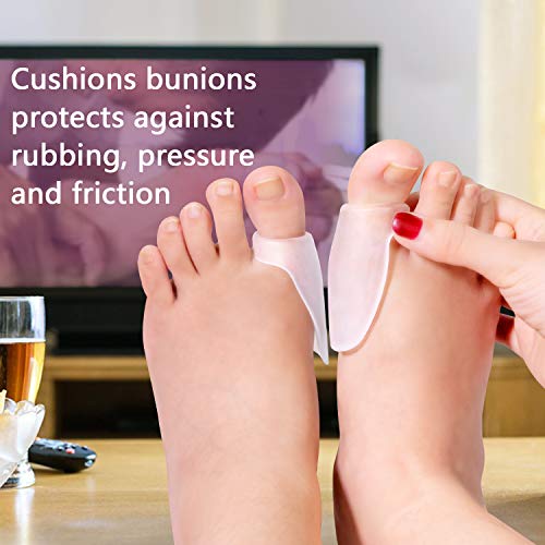 Promifun Gel Bunion Protector Shield, 10 Pack of Bunion Pads and Cushions, Bu...