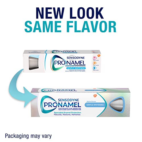Sensodyne Pronamel Gentle Teeth Whitening Enamel Toothpaste for Sensitive Tee...