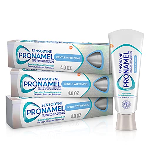 Sensodyne Pronamel Gentle Teeth Whitening Enamel Toothpaste for Sensitive Tee...