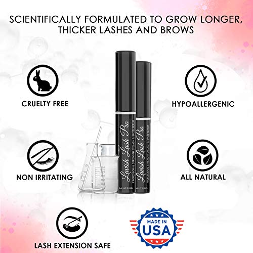 Lavish Lash Pro by Pronexa Hairgenics. Professional Strength Eyelash & Eyebro...