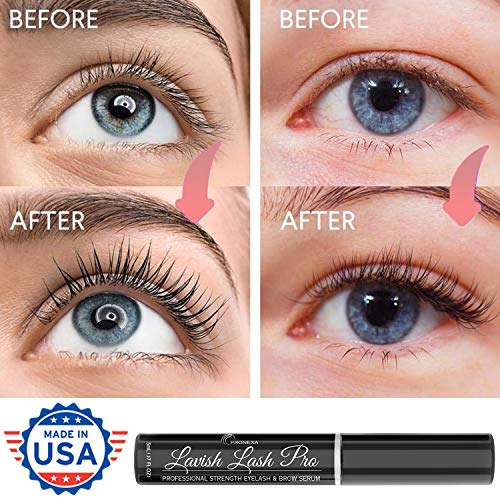 Lavish Lash Pro by Pronexa Hairgenics. Professional Strength Eyelash & Eyebro...