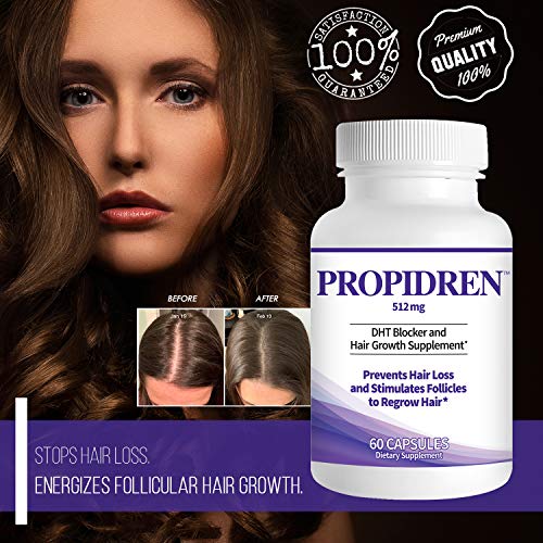 Propidren by HairGenics - DHT Blocker with Saw Palmetto To Prevent Hair Loss ...