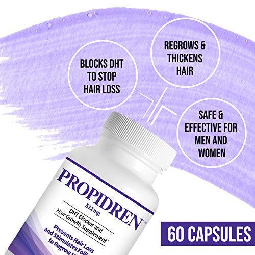 Propidren by HairGenics - DHT Blocker with Saw Palmetto To Prevent Hair Loss ...