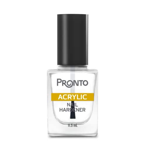 Pronto Acrylic Nail Hardener – No Wipe, No UV Lamp, High Shine Top Coat Polish