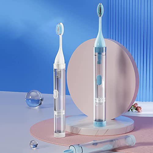 PRONY 3 in 1 Portable Travel Toothbrush with Travel Case and Extra Soft Brist...