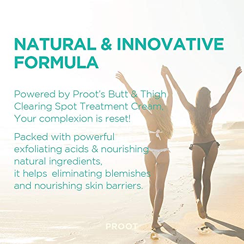 Butt Acne Clearing Spot Treatment Cream. Clears Acne, Pimples, Ingrown Hairs,...