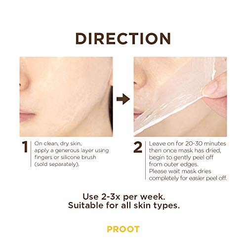 Calendula Peel Off Mask | With Herbal Infused Brightening Serum | Formulated ...