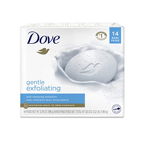 Dove Beauty Bar More Moisturizing Than Bar Soap Gentle Exfoliating With Mild ...